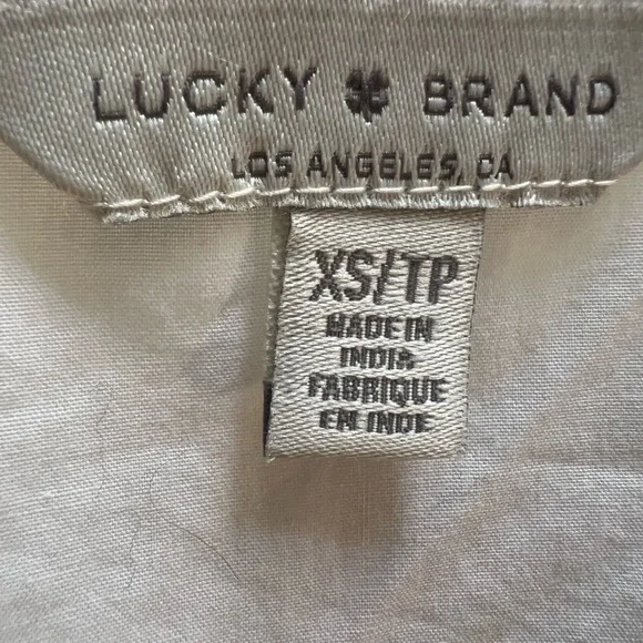 Lucky Brand White Eyelet Tie-Waist Midi Dress - Picture 3 of 15